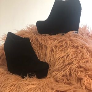 Platform booties